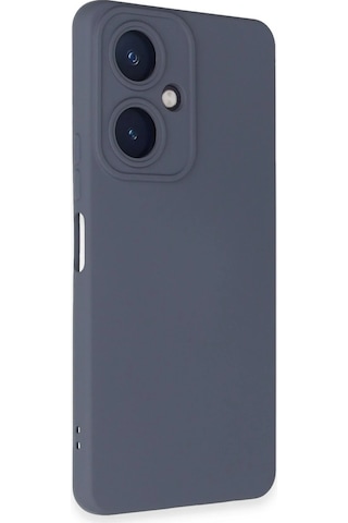 Newface - 665 - Vivo Y27 Kılıf Nano İçi Kadife Silikon - Csmo-tex - - Gri