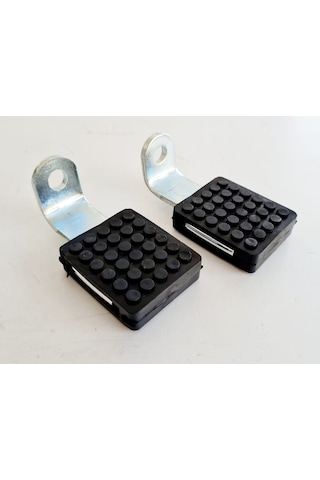 Bisiklet Arka Basamak Sabit Sağ-Sol Takım Siyah