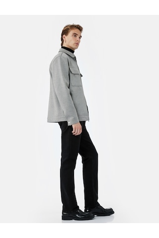 Koton Normal Bel Pamuklu Straight Fit Jean Pantolon - Mark Jean Siyah 6wam40022nd Siyah