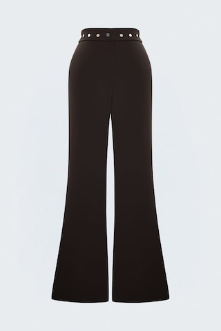 Sateen Sally Pantolon - Kahve-137907