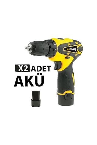 Stilmax STM24-2 24V 4Ah  Metal Şanzıman Çift Akülü Şarjlı Vidalama Matkap