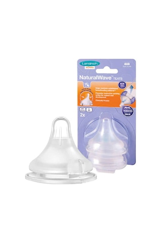 Lansinoh 76030 Natural Wave Biberon Emziği 2'Li Hızlı Akış