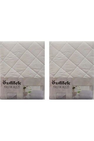 Özdilek 2 Adet Ranforce Kapitoneli Yastık Alezi 50x70