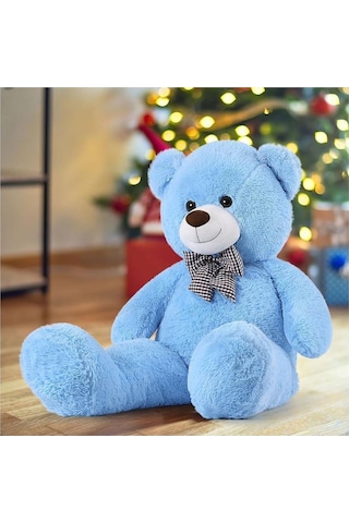 80 Cm Papyonlu Peluş Ayıcık - % 100 Yerli Ürün 001