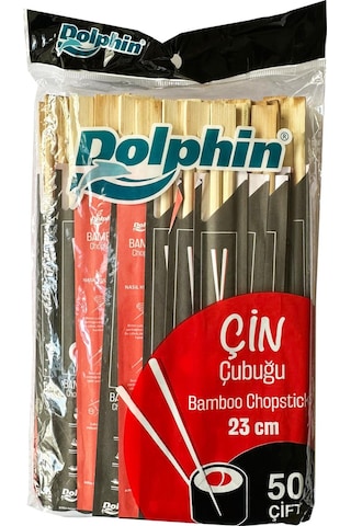 Yıkanabilir Bambu Kore Japon Çin Yemek Çubuğu Chopsticks - 23 Cm. - 50 Çiftlik 1 Paket Ahşap