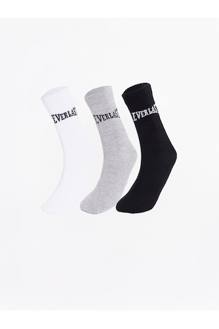 Everlast Classics 3'lü Karma Çorap Gri Melanj