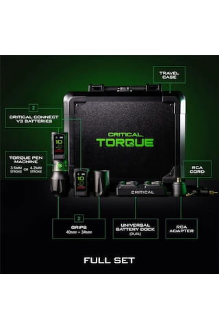 Critical Torque 3.5 Mm Stroke Full Set Seyahat Çantası Dahildir