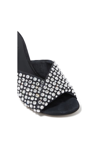 Bottega Veneta Zarif Tasarımlı Blink 80mm Topuklu Mule Terlik Mavi