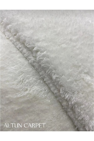 Altun Carpet Lükx Kar Beyaz Post Pelüş Kaymaz Taban Halı 150 ... Beyaz