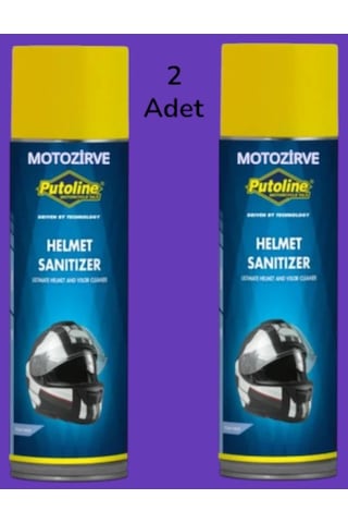 Putoline Helmet Sanitizer Kask Ve Vizör Temizleyici 500 Ml 2 Adet