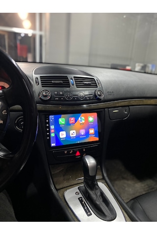 Mercedes W211 2002-09 9" Uyumlu Androıd Multimedya Gerçek 2/32 Kablosuz Carplay Geri Görüş Kameralı 9"