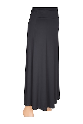 Dule Kadın Aymoli Penye Kloş Siyah Etek Siyah