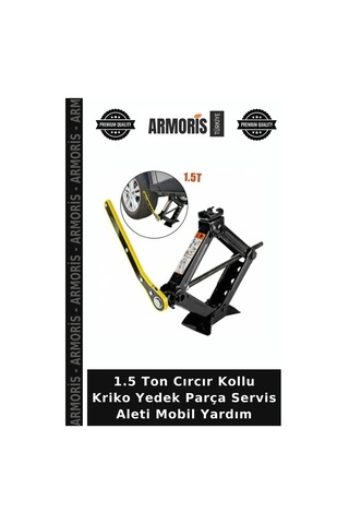 1.5 Ton Cırcır Kollu Kriko Yedek Parça Servis Aleti Mobil Yardım