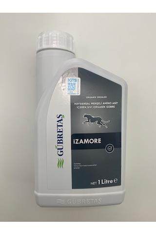 İzamore Hayvansal Menşeili Aminoasit İçeren Sıvı Organik Gübre - 1 Litre Bitki Stres Giderici, Hızlı Büyütücü & Şelatlayıcı