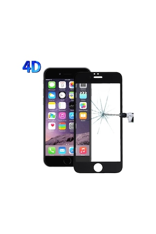 iPhone Uyumlu 6s Plus 4d Kavisli Full Cam Kırılmaz Koruyucu iPhone Uyumlu 6 Plus- 5775