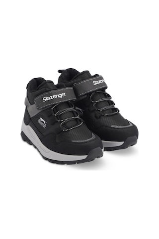 Slazenger  KENZIE Çocuk Cırt Cırtlı Siyah  -  Beyaz Bot