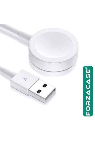 Forzacase Apple Uyumlu  Watch Se 3 40mm Ve 44mm İle Usb Manyetik Şarj Kablosu 1 Metre - Fc017