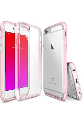 Ringke Frame Frost 6s/ 6 İle Uyumlu Çerçeveli Bumper Kılıf Pink