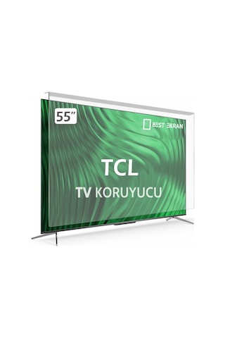 TCL Uyumlu 55c645 Tv Ekran Koruyucu - TCL Uyumlu 55" İnç 139 Cm Ekran Koruyucu
