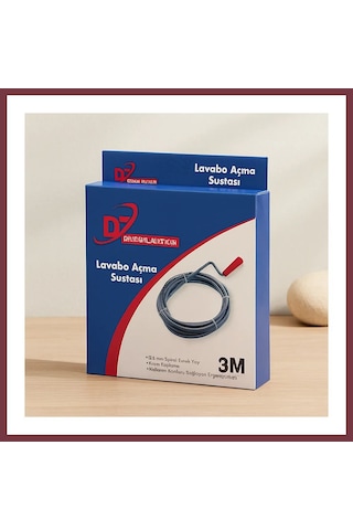 Storeşahin 3 M Spiral Esnek Yay Lavabo Ve Gider Boru Açıcı Shn0720