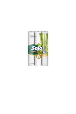 Solo Ultra Organik Bambu Katkılı Kağıt Havlu 12'li