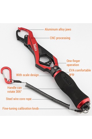 Geeksen Alüminyum Alçıklama 26kg Balık Tartıcı Tutucu - El Yorgunluğunu Azaltır, Güvenli Tutma, Taşınması Kolay Mavi Model