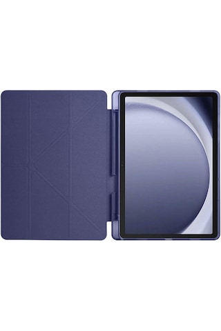 Galaxy Tab Uyumlu A9 Kılıf Zore Tri Folding Kalem Bölmeli Standlı Kılıf