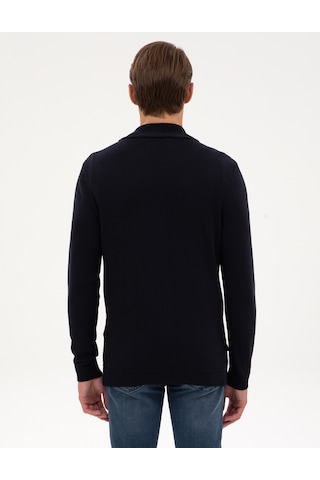 Pierre Cardin Erkek Lacivert Hırka Triko 50317341-vr033 Lacivert