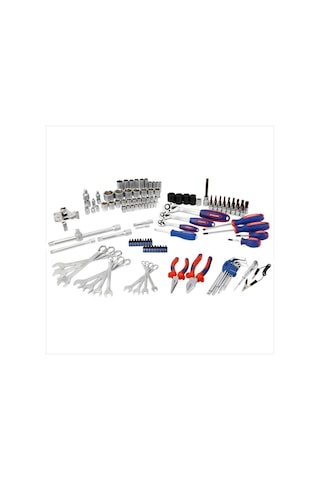 Workpro Wp202533 1/4' 3/8 1/2' 123 Parça Cr-v Metrik Ağır Hizmet Lokma Ve Kombine Anahtar Takımı