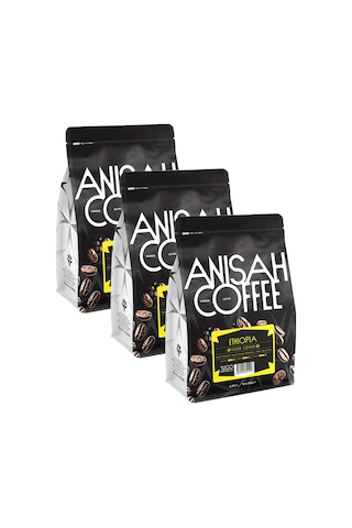 Anisah Etiyopya Çekirdek Filtre Kahve 3 x 250 G Anisah Etiyopya Çekirdek Filtre Kahve 3 x 250 G