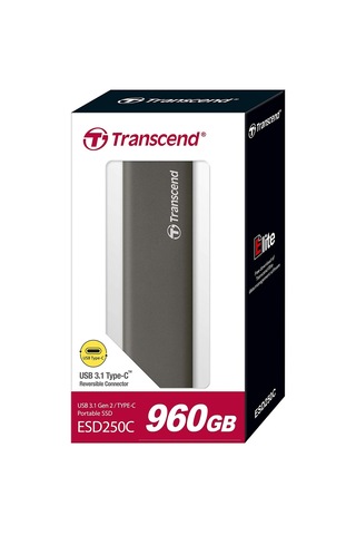 Transcend TS960GESD250C 960GB M.2 SATA Gen 2 Type-C Taşınabilir SSD