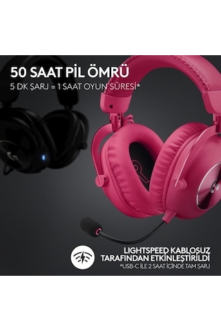 Logitech G Pro X 2 Lıghtspeed Kablosuz Kulak Üstü Kulaklık