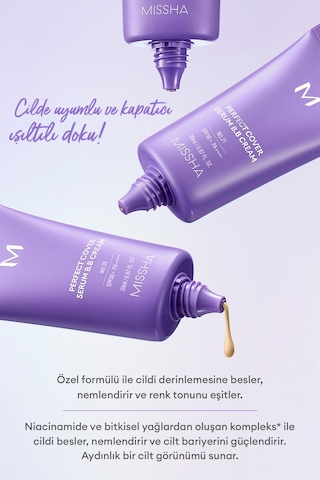 Missha M Perfect Cover Serum BB Cream 25 Warm Beige