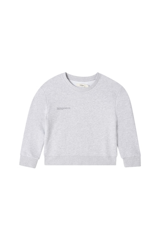 Pangaia Çocuklar Için 365 Orta Ağırlıkta Sweatshirt - Grı Gri