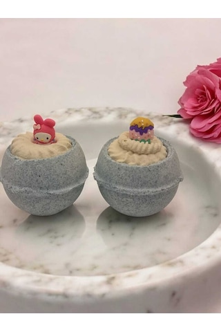 2'li 175 Gr. Lavanta Kokulu Oyuncaklı Banyo Topu / Nem Bombası / Banyo Bombası Diğer
