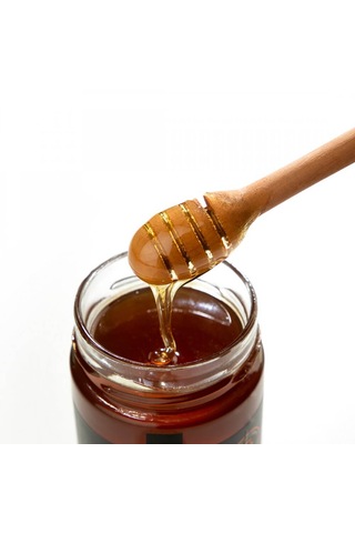 Marmaris Kara Çam Balı 850 G + Ahşap Bal Kaşığı
