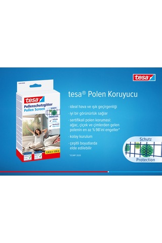 Polen Filtresi, Etkin Koruma, Ecarf Onaylı,  Siyah, 130cm X 150cm