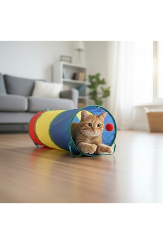 Runaway Kedi Oyun Tüneli Eğlenceli Ve Etkileşimli