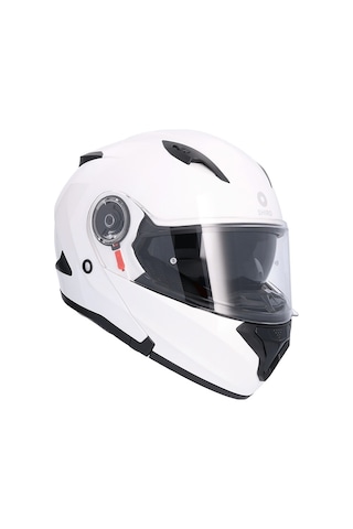 Shiro 508 Sv Triton Çene Açılır Motosiklet Kaskı Beyaz