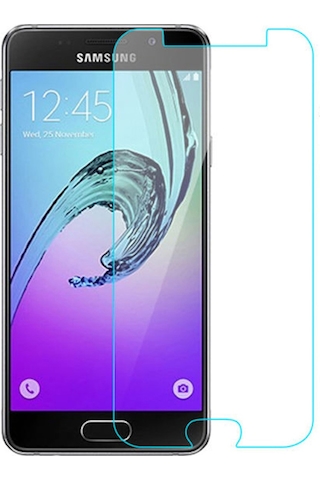 Samsung Uyumlu Galaxy A5 2016(A510) Arka Kapak Silikon Kılıf + Temperli Cam Ekran Koruyucu