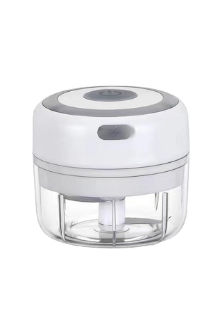 100ml Elektrikli Sarımsak Öğütücü Sade Beyaz