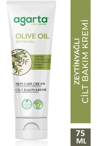 Agarta Doğal Zeytinyağlı Nemlendirici Cilt Bakım Kremi 75 ML