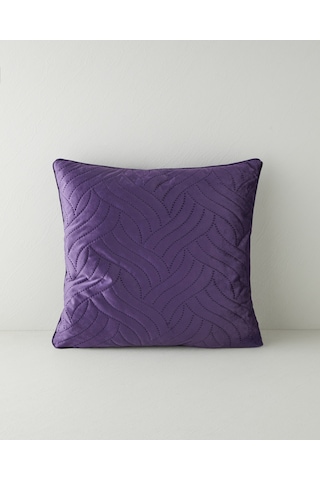 English Home Spiral Kırlent 45x45 Cm Mor Mor