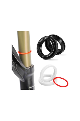 Ranyeek Dağ Bisikleti Sönümleme Çatalı Toz Contası Ve Köpük Halka Seti, 34mm Çeşitli Boyut Seçenekleri Çok Renkli