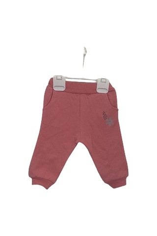 Aziz Bebe Çiçek Baskılı Mercan Desenli 3'lü Kız Çocuk Takım 3276 001