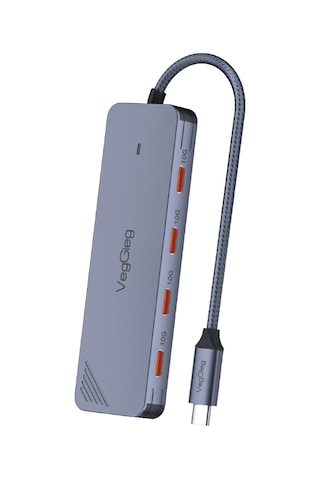 Veggieg 4 Portlu 10gbps Type-c To 4 Usb-c 3.2 Gen2 Type-c Çoklayıcı Dönüştürücü Hub