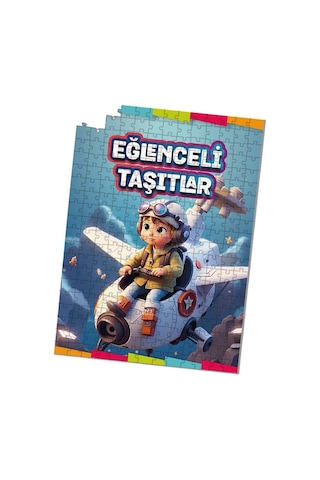 Btoys 260 Parça Puzzle Eğlenceli Taşıtlar 9100