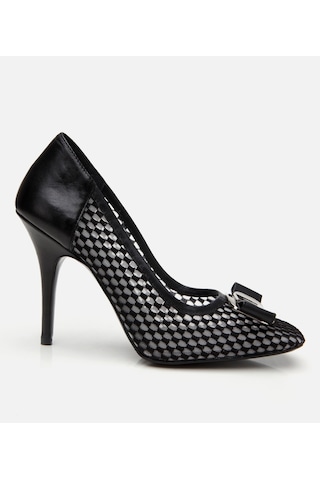 Hotiç Kadın Siyah Fileli Stiletto 01ayh308790a100 Siyah-black Siyah