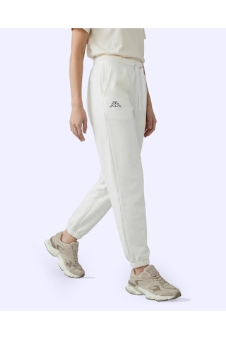 Kappa Logo Cindyna Pant Kadın Ekru Regular Eşofman Altı