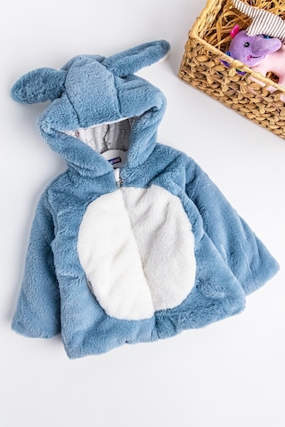 Baby&Kids Tavşan Kulaklı Welsoft Peluş Çocuk Mont 001